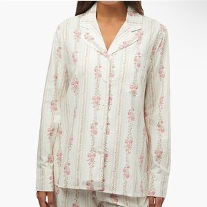 WeWoreWhat - Pink Floral Pajama Top - NWT